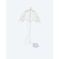 Outdoor-Gartenstecker LED-Regenschirm