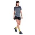 Icebreaker 125 Cool-Lite™ Merino Blend Sphere III T-Shirt Colour Block - Frau - Graphite Heather/graphite - Größe XS