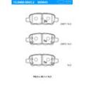 ATE Bremsbeläge hinten (13.0460-5843.2) für Nissan X-Trail Murano II INFINITI G