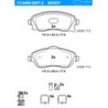 ATE Bremsbeläge mit Zubehör vorne (13.0460-2857.2) für Opel Combo Meriva A Corsa