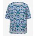 BRAX Damen Shirt Style CALLY, Blau, Gr. 3XL