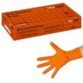 Industrade® unisex Einmalhandschuhe Nitril® StellarGrip Orange orange Größe S 50 St.