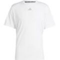 adidas Performance T-Shirt, Logo-Detail, für Herren, weiß, XL