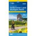 ADFC-Regionalkarte Heilbronner Land - Stuttgart Nord 1:75.000, reiß- und wetterfest, mit kostenlosem GPS-Download der Touren via BVA-website oder Karten-App, Karte (im Sinne von Landkarte)