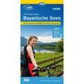 ADFC-Regionalkarte Bayerische Seen, 1:75.000, reiß- und wetterfest, mit kostenlosem GPS-Download der Touren via BVA-website oder Karten-App, Karte (im Sinne von Landkarte)