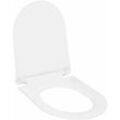 Toilettensitz mit Absenkautomatik und Quick-Release-Design Weiß Vidaxl Weiß