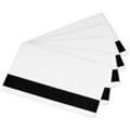 Zebra Plastikkarten mit Magnetstreifen, bedruckbar Premier PVC HiCo Magnet Stripe (B x H) 85 mm x 54 mm Weiß 500er Set