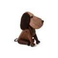 ArchitectMade - Holzhund Bobby H 13 cm, Walnuss