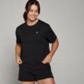 MP Damen Basics Locker sitzendes Kurzarm-Crop-T-Shirt – Schwarz - XL