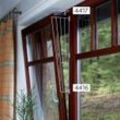 TRIXIE Fenster Schutzgitter Seitenteil für Katzen, 62 × 16/8 cm, weiß