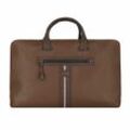 Tommy Hilfiger TH Premium Leather Weekender Reisetasche Leder 48 cm warm cognac
