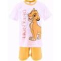 Disney The Lion King Schlafanzug Simba (2 tlg) Jungen Shorty aus Bio Baumwolle Gr. 98