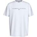 Tommy Jeans TJM Linear Logo - T-Shirt - Herren