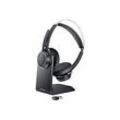 Dell Premier Wireless ANC Headset WL7022 - Headset - Bluetooth - kabellos - aktive Rauschunterdrückung - Adapter USB-A via Bluetooth