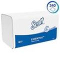 Scott® Interfold Papierhandtücher Essential 6617, 1-lagig, 15 Päckchen á 340 Tücher, weiß