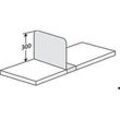 Verschiebbarer Fachteiler, für Stahlregal Status, für T 500 mm