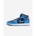Schuhe Nike Air Jordan 1 Mid Blau & Schwarz Herren - DQ8426-401 12.5