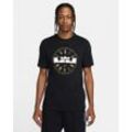 Basketball-T-Shirt Nike Lebron Schwarz für Mann - DZ2702-010 M