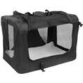Hundebox faltbar - Hundetransportbox, Hundetragetasche, Katzentransportbox Hundekäfig - m / 604242cm -schwarz