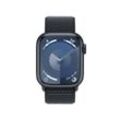 Apple Watch Series 9 (GPS + Cellular) 41mm Aluminiumgehäuse mitternacht, Sportband mitternacht Loop
