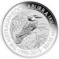 1 kg Silber Kookaburra diverse Jahrgänge (differenzbesteuert)