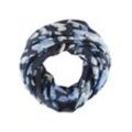 TOM TAILOR Loop, mit abstraktem Blumen-Muster, blau