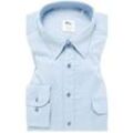 MODERN FIT Soft Luxury Shirt in hellblau unifarben, hellblau, 42