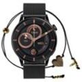 Vanad Pro Jewelry Black Set Maxcom Plantwear Men's Bracelet Smartwatch Schwarz