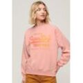Superdry Sweatshirt TONAL VL LOOSE SWEATSHIRT, rosa
