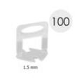 MidGard Fliesenkreuz Nivelliersystem Fliesen-Verlegehilfe Zuglaschen Nivellier Laschen (100-St)