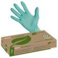 Meditrade® unisex Einmalhandschuhe Nitril® GreenGen® grün Größe L 100 St.