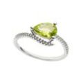 Firetti Diamantring Schmuck Geschenk Gold 333 Damenring Goldring Diamant, mit Granat oder Peridot - mit Brillanten, goldfarben|grün|weiß