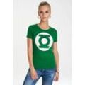 LOGOSHIRT T-Shirt Green Lantern Logo mit lizenziertem Originaldesign, grün