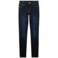 TOM TAILOR Damen 3 Sizes in 1 - Kate Skinny Jeans, blau, Uni, Gr. L/32