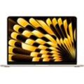Apple MacBook Air 13" Notebook (34,46 cm/13,6 Zoll, Apple M3, 10-Core CPU, 512 GB SSD), goldfarben