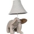 LED Tischleuchte HAPPY LAMPS FOR SMILING EYES "Bobby der Elefant" Lampen Gr. 1 flammig, Höhe: 48 cm, 1 St., grau LED Tischlampen