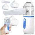 Swanew - Tragbarer Inhalator-Vernebler, wiederaufladbarer leiser Vernebler, tragbare Mini-Inhalatoren, tragbarer Luftbefeuchter für Atemprobleme bei