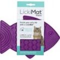 Lickimat - Felix - Schleckmatte aus Naturgummi für Katzen - lila