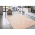 Hochflor-Teppich CALO-DELUXE "Masada 900" Teppiche Gr. B/L: 160 cm x 230 cm, 40 mm, 1 St., rosa Esszimmerteppiche