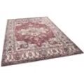 Teppich GINO FALCONE "Adara GF 121" Teppiche Gr. B/L: 160 cm x 230 cm, 3 mm, 1 St., rot Orientalische Muster