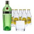 Tanqueray No. 10 Gin (47,3 % Vol., 0,7 L) & 5 x Goldberg Tonic (0,2 L) inkl. 0,50€ Pfand + 1 Tumbler