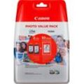 Canon PG-545XL/CL-546XL Tinte mit hoher Reichweite + Fotopapier Value Pack Tintenpatrone (Packung), bunt|gelb|schwarz
