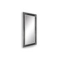 Rahmenspiegel Lara, schwarz/silberfarbig, 100 x 120 cm