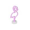 LED-Deko-Tischleuchte Flamingo, weiß, 32,5 cm