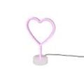 LED-Deko-Tischleuchte Heart, weiß, 30 cm