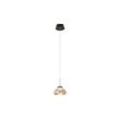 LED-Pendelleuchte Arabella, amber, 1-flammig, 14 cm