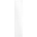 Ecd Germany Stella Design Paneelheizkörper - 370 x 1800 mm - Weiß - Badheizkörper Heizkörper Handtuchwärmer Handtuchtrockner Designheizkörper