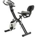 X-Bike, magnetische faltbares Fitnessfahrrad, Heimtrainer für Cardio Workout Indoor Cycling mit Traningscomputur und Expanderbänder Fig Reaktionär