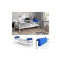 Vitalispa Bettkantenschutz Bettumrandung Kinderbett Kantenschutz blau Babybett