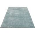 Hochflor-Teppich LUXOR LIVING "Gela" Teppiche Gr. B/L: 160 cm x 230 cm, 45 mm, 1 St., blau (türkis) Esszimmerteppiche